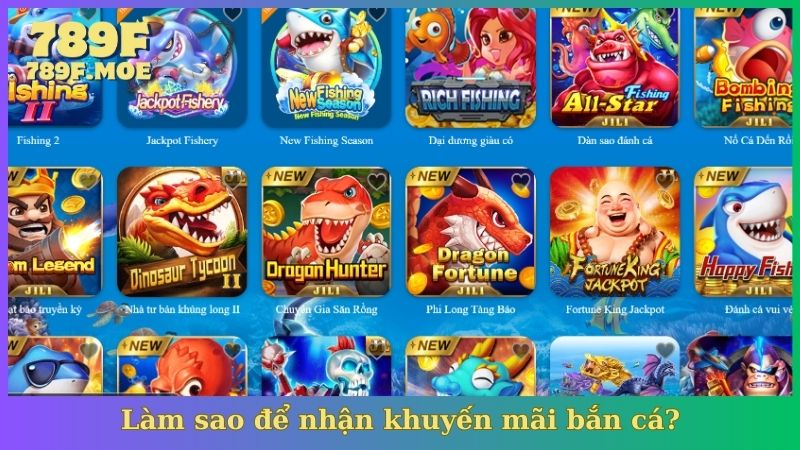 Làm sao để nhận khuyến mãi bắn cá?