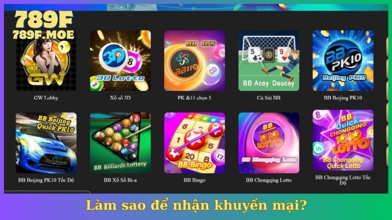 Làm sao để nhận khuyến mại?