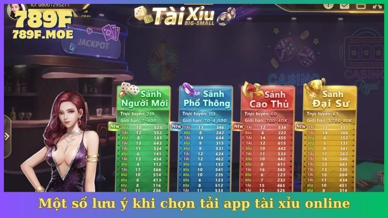 Một số lưu ý khi chọn tải app tài xỉu online