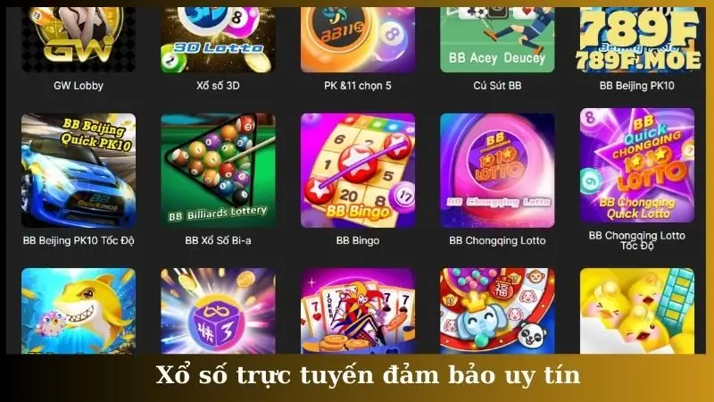 Xổ số trực tuyến đảm bảo uy tín