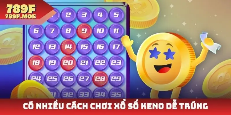 Có nhiều cách chơi xổ số keno dễ trúng